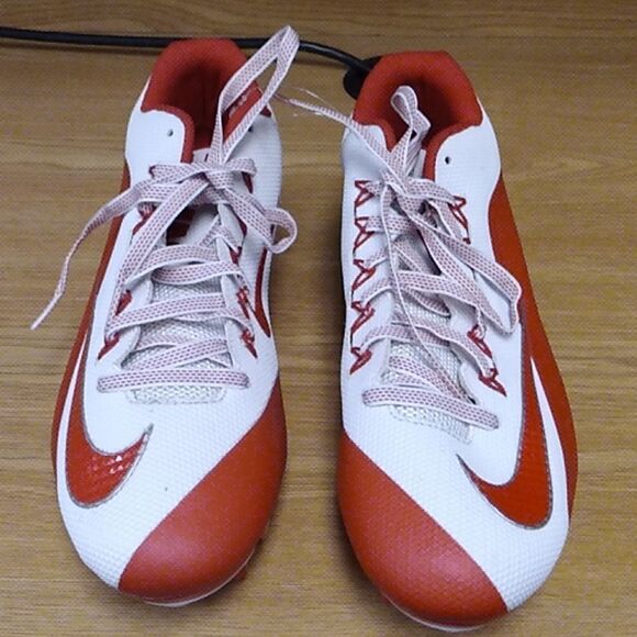 New Nike Alpha Nike skin Cleats size 13.5 red white main image 5